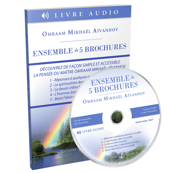 Ensemble de 5 brochures (Livre audio | CD MP3)