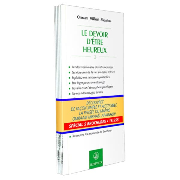 Ensemble de 5 brochures