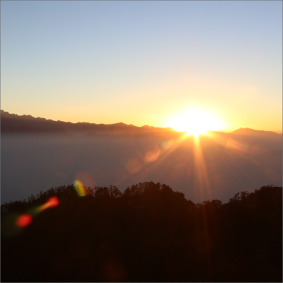 La préparation au lever du soleil
